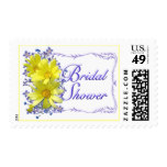 Bridal Shower Stamps Yellow Daisies Bouquet