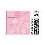 Pink Thank You Flower Postage