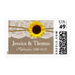 The Rustic Sunflower Wedding Collection Stamp