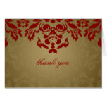 311-Golden Flame Thank You Card