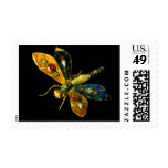ANTIQUE DRAGONFLY JEWEL  black Postage