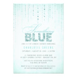 Aqua Something Blue Bridal Shower Invitation