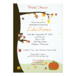 Autumn Halloween 5x7 Bridal Shower Invite