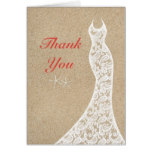 Beautiful Beach Thank You Card in Coral