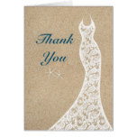 Beautiful Beach Thank You Card in Turquoise