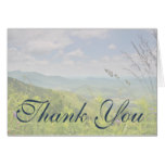 Beautiful Scenic Mountain Country Spring Thank You Card