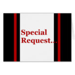 BEST MAN Invitation with Red Stripes