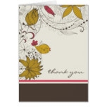 Birds on Branches Vintage Thank You Notes