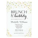 Bridal Shower Invitation / Brunch & Bubbly Invite