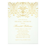 Bridal Shower Invitations | Gold Vintage Glamour