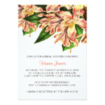 Bridal Shower Pink and Yellow Lilies Card