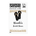 Bride Flip Flop Sandals Summer Beach Bridal Shower Stamp