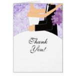 Bride Groom Bridal Shower Thank You Note Card