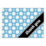 Cafe Blue Assorted Polka Dot Thank You Card