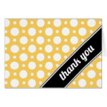 Cafe Yellow Assorted Polka Dot Thank You Card