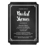 Chalkboard Bridal Shower Card