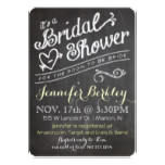 Chalkboard Vintage Bridal Shower Invitation