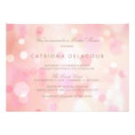 Colorful Pastel Lights Bridal Shower Invitation