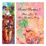 COLUMBINE,Mardi Gras, Sweet 16 Masquerade Party Card