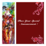 COLUMBINE,Mardi Gras, Sweet 16 Masquerade Party Card