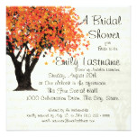 Dancing Blooms Tree Bridal Shower Card