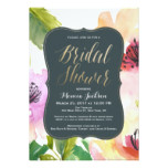 Elegant Flowers | Bridal Shower Invitation