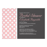 Elegant Polka Dot Bridal Shower Invitations