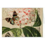 elegant vintage girly paris fashion card