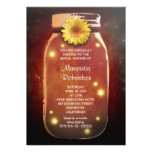 Fireflies & Mason Jar Whimsical Bridal Shower Card
