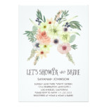 Floral Bouquet | Let's Shower the Bride | Bridal Card