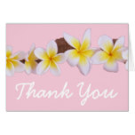 Frangipani Tropical Wedding Thank You Cards