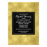 Glam Gold Glitter Bridal Shower Card