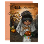 Halloween Bridal Shower Invitation