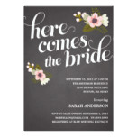 HERE COMES THE BRIDE | BRIDAL SHOWER INVITATION