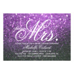 Invite - Purple Lit Nite Bridal Shower future Mrs.
