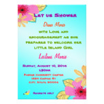 Island girl shower invite