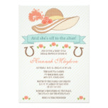 KENTUCKY DERBY HAT BRIDAL SHOWER INVITATION