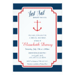 Last Sail Before Veil Nautical Bridal Invitation