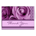 LILAC PURPLE Thank You - Bridal Shower Card