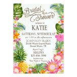 Luau Hawaiian Beach Rustic Bridal Shower Card