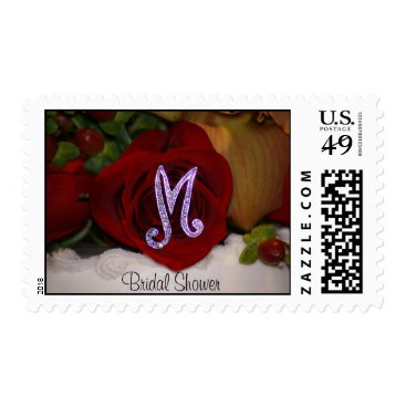 M Monogram - Bridal Shower Stamp