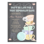 Mad Hatter Bridal Shower Invitations