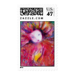 MASK IN RED POSTAGE STAMP