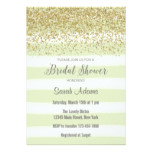 Mint Green Watercolor Bridal Shower Invitation