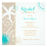 Modern Beach Bridal Shower Card