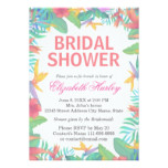 Modern Chic Watercolor Floral Bridal Shower Card