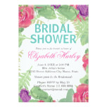 Modern Chic Watercolor Floral Bridal Shower Card
