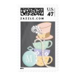 MONOGRAMMED MAD HATTER POSTAGE