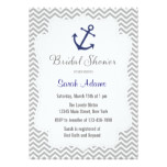 Nautical Anchor Bridal Shower Invitation