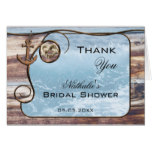 Nautical Bridal Shower Thank You Card